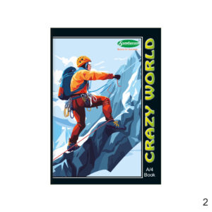 Crazy World A4 Book - 172 Pages (Pack of 6)