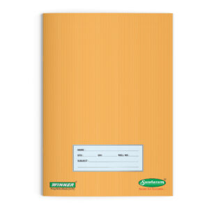 The Sundaram Winner King Note Book has superior binding strength and wrapper lamination make them as durable as ever.