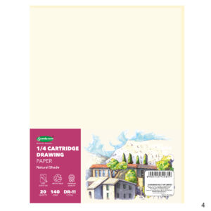 Cartridge Drawing Paper - 1/4 - 20 Sheets (Pack of 3)